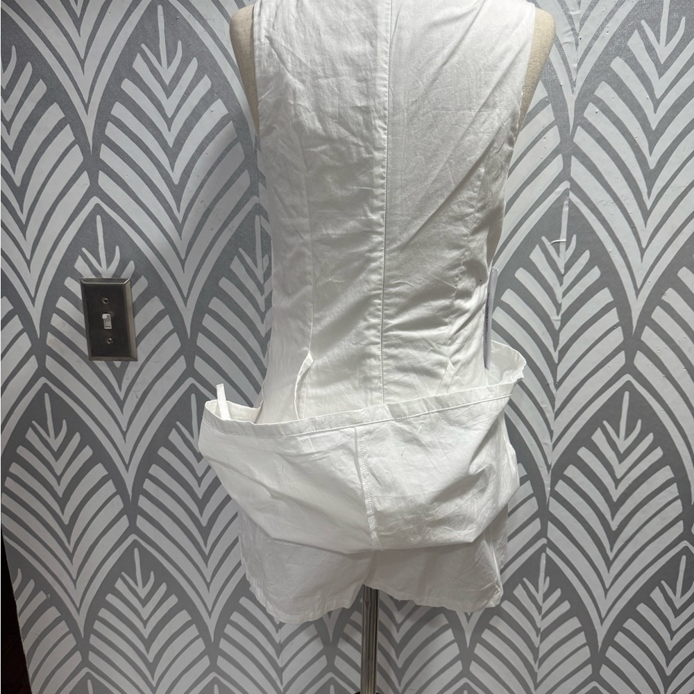 NWOT Princess Polly Rumiko White Romper - Picture 7 of 10